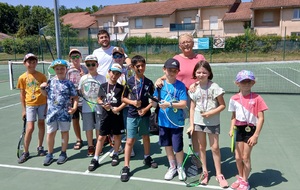 L'école de tennis du TC Rives se met en vacances