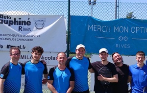 Direction les quarts de finale pour le TC Rives