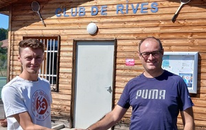 Un nouveau prof de tennis au TC Rives