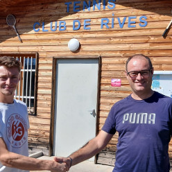 Un nouveau prof de tennis au TC Rives